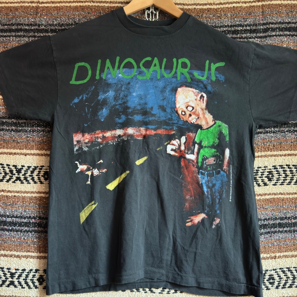 Dinosaur Jr Where You Been T-Shirt Large Black 1993 Tour Reprint Band Tee